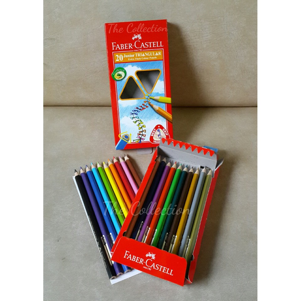 

ATK0224FC ( 20 warna Junior Triangular Pensil 116538-20 goodie Faber TK