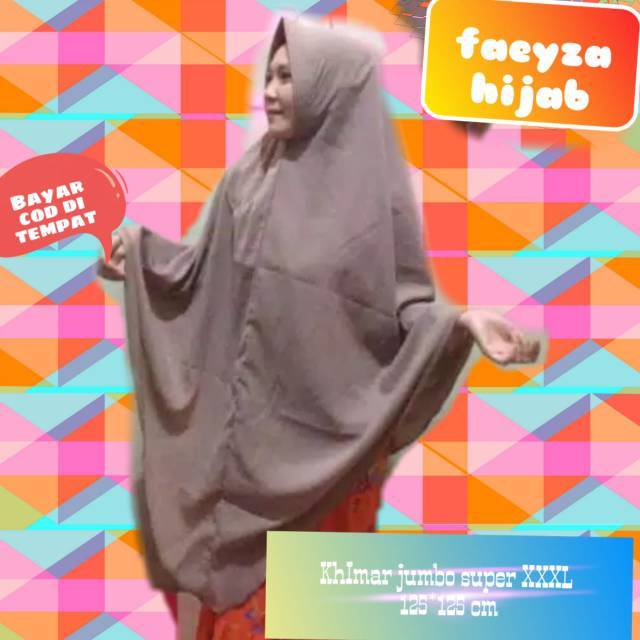 (1kg=6pcs) NEW ARRIVAL JILBAB!! KHIMAR CASANDRA SYAR'I JUMBO NON BELAH / KHIMAR INSTAND LIPIT BELAH