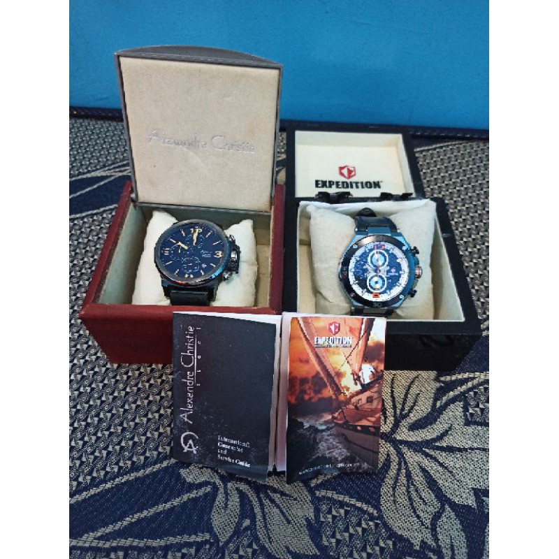 Jam Tangan Second Alexandre Christie 6280 MC dan Expedition Original