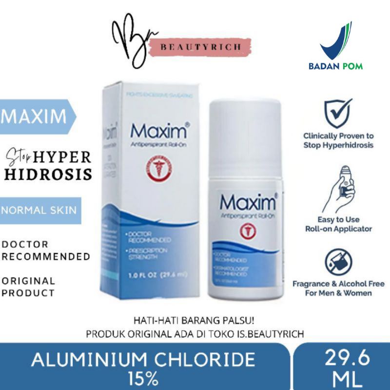 Jual [ORIGINAL] Maxim Antiperspirant Solusi Keringat Berlebih