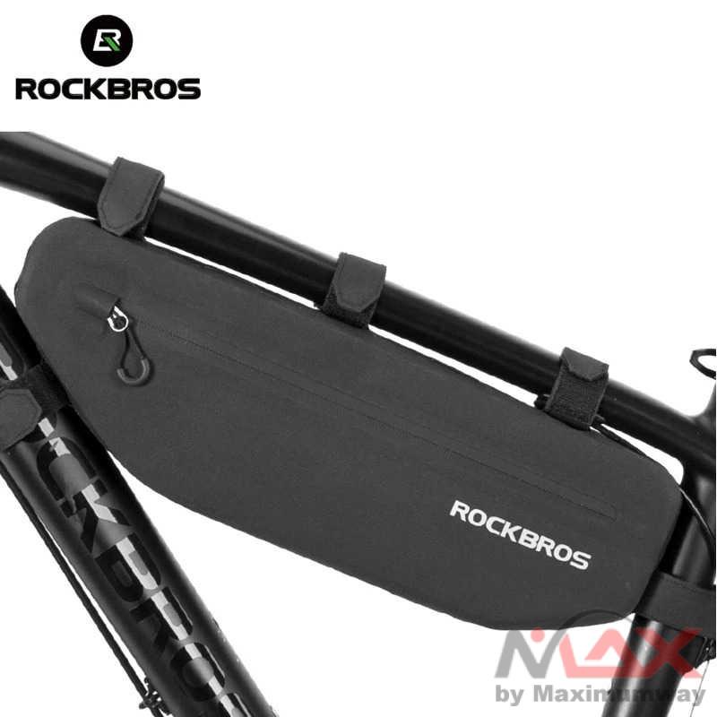 Rockbros Tas Sepeda Frame Segitiga Waterproof Bike Bag - AS-043 Warna Hitam
