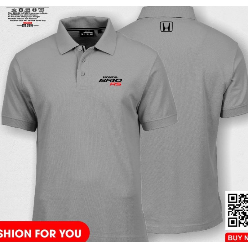 kaos Honda Brio baju Honda Brio seragam Honda Brio kaos polo Honda Brio kaos katun Honda Brio polo s