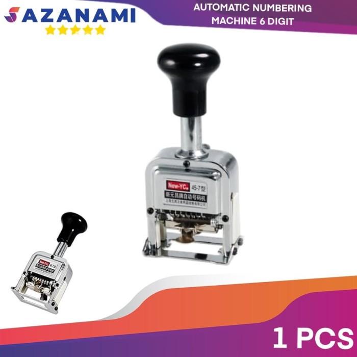 

Stempel / New Yc Automatic Numbering Machine 6 Digit Stampel Nomor Otomatis