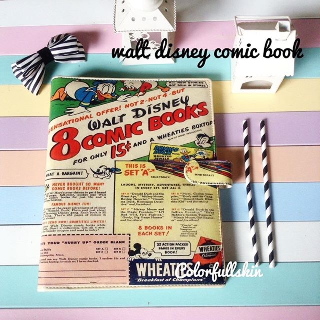 

walt disney comic book binder buku