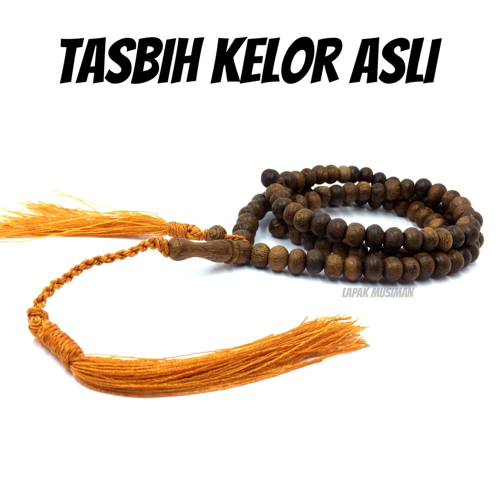 [Bayar di Tempat] TASBIH KAYU KELOR ASLI