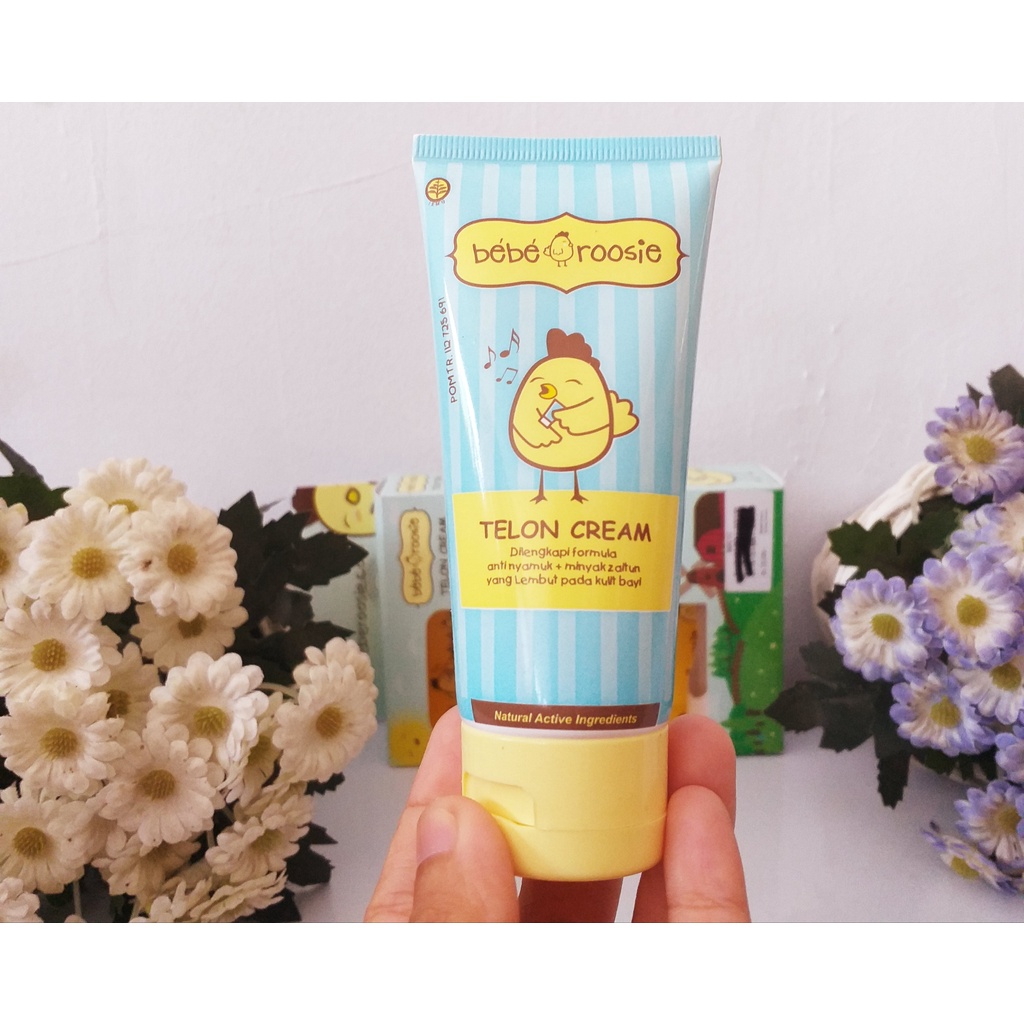 Bebe Rosie Cream Telon Telon Bayi Aman Untuk Kulit Sensitif