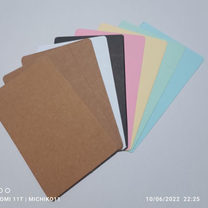 

Ready EJHMT Blank Card Kraft Paper Kartu Kosong Vintage Kartu Nama Kosong 81 Terbatas