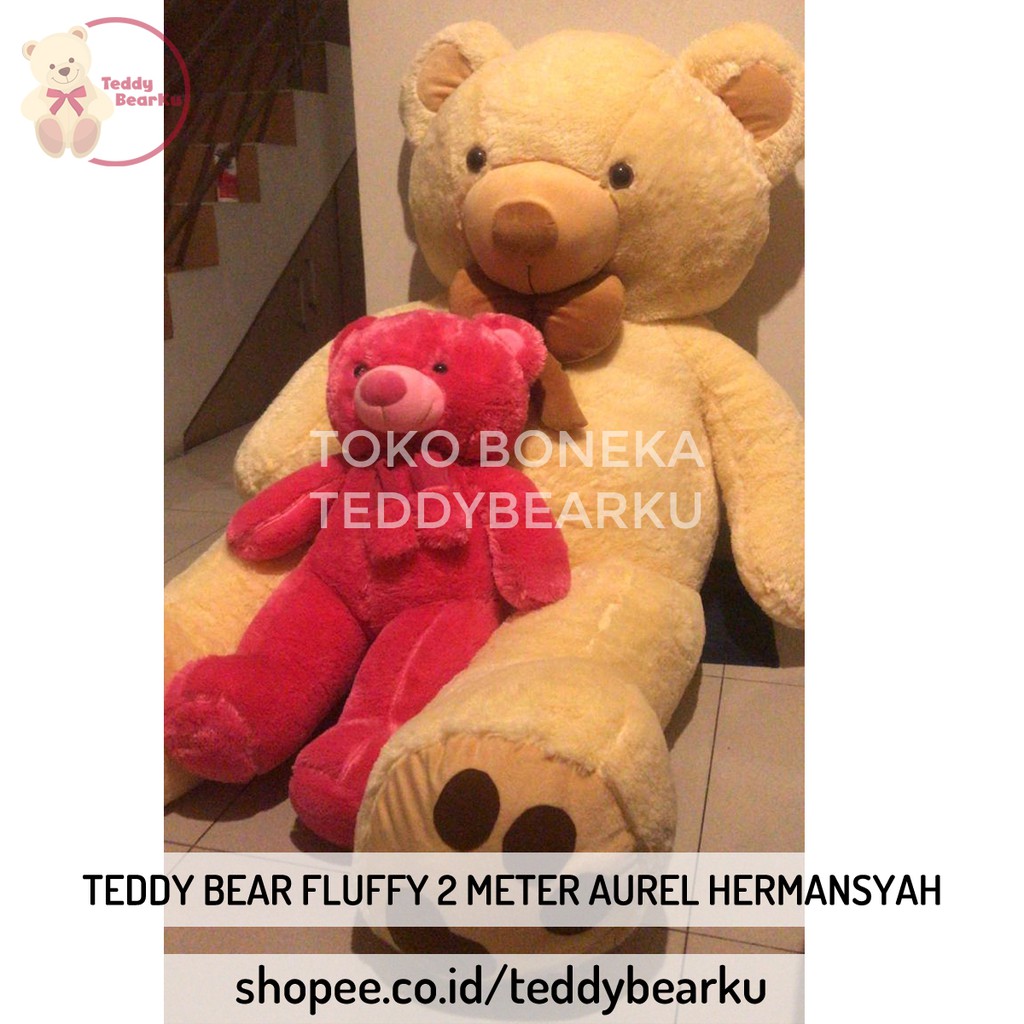 BONEKA TEDDY BEAR (BERUANG) JUMBO 2 METER (TANPA BONUS)