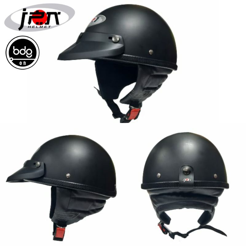 Helm Bogo Chip / Bogo Cetok JPN - HITAM DOF