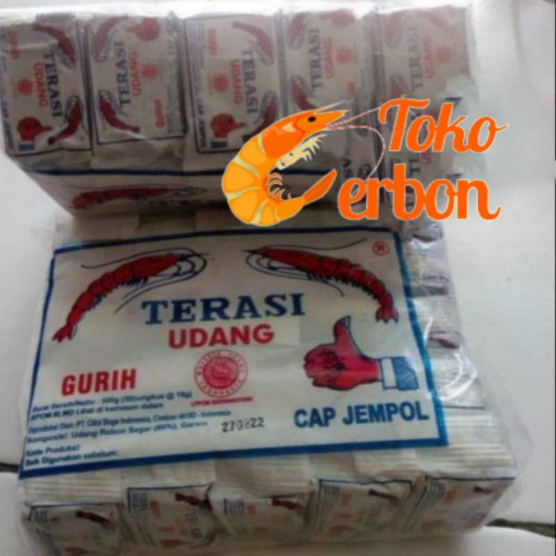 

Terasi Khas Cirebon Cap Jempol Isi 50pcs