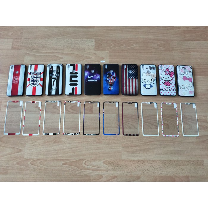 Case + Tg Vivo 1723 1727 Fuze Case Sporty Kartun Vivo V9