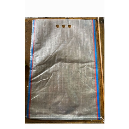 Karung LAMINASI transparan polos untuk beras 10kg