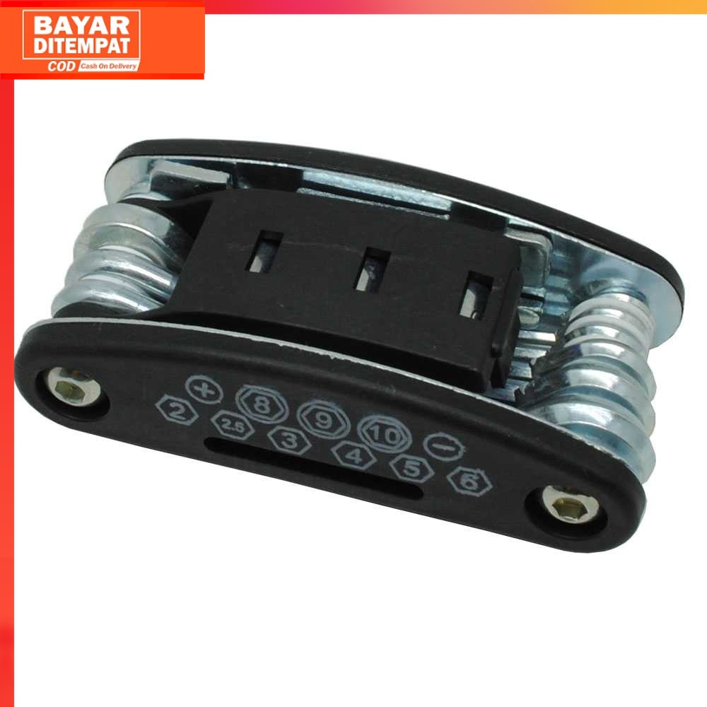 (100% ORI) TaffSPORT Multifunctional 15 in 1 EDC Repair Tool - HW0668