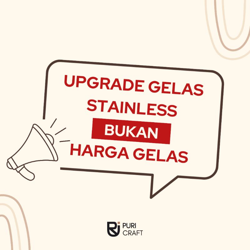 UPGRADE Gelas Kayu Stainless / Harga Grosir