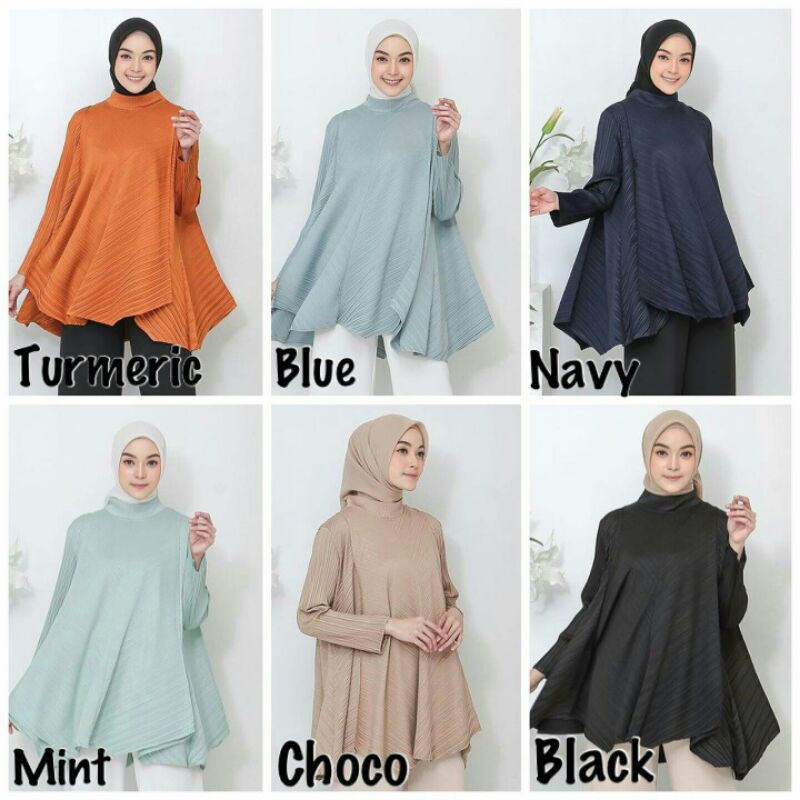 Katia blouse (CHOCO)  by Fixpose