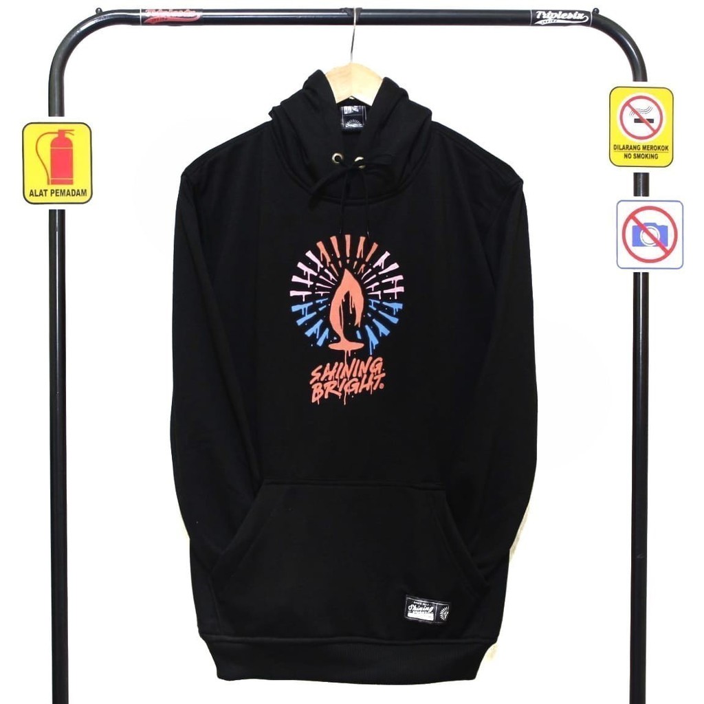 Sweater Shiningbright Hitam - Sweater Hoodie shiningbright - Jaket shiningbright 01