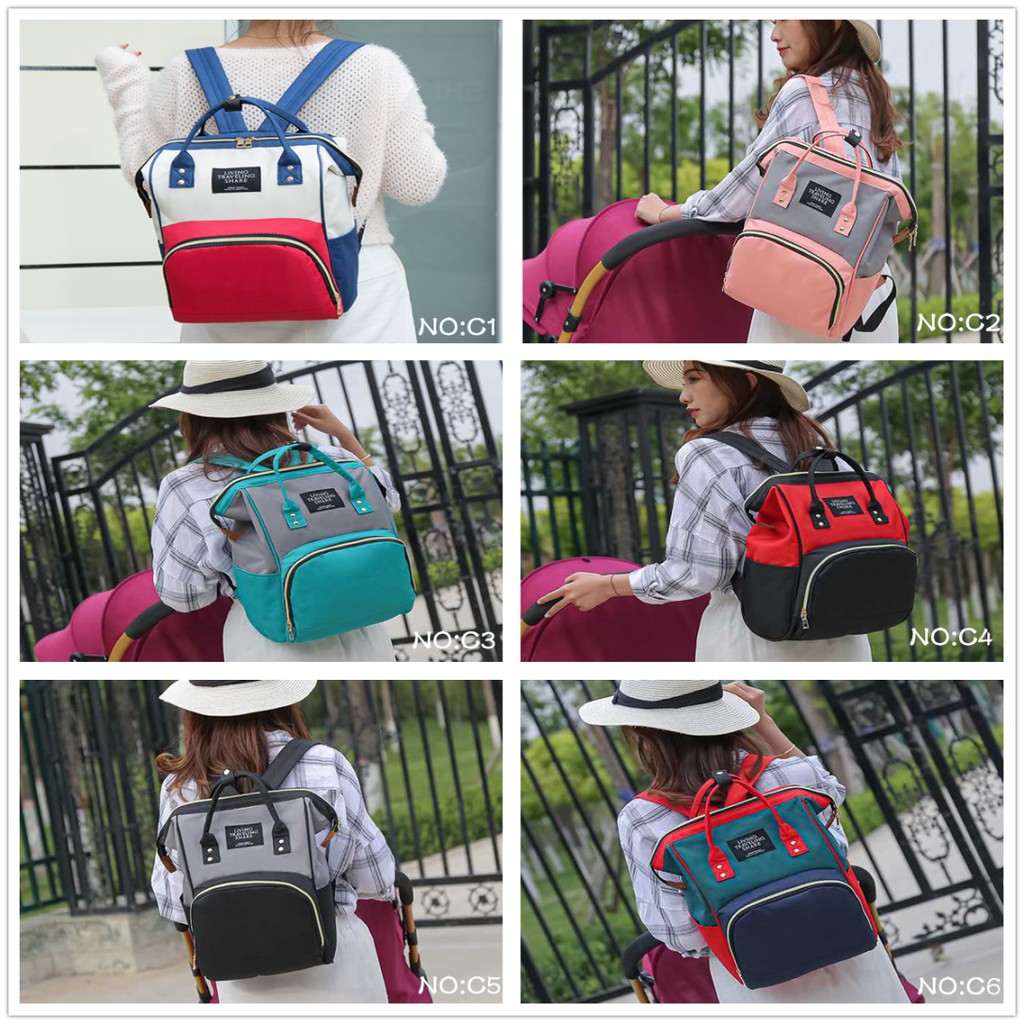 WATERPROOF TAS BAYI BACKPACK/TAS PERLENGKAPAN BABY/RANSEL/TAS POPOK / DIAPER BAG/TAS BAYI/TAS WANITA