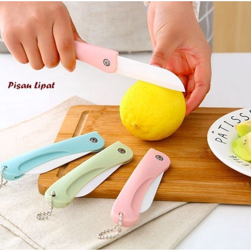 PISAU LIPAT PISAU BUAH SAYUR PISAU DAPUR KECIL PORTABLE KNIFE PISAU