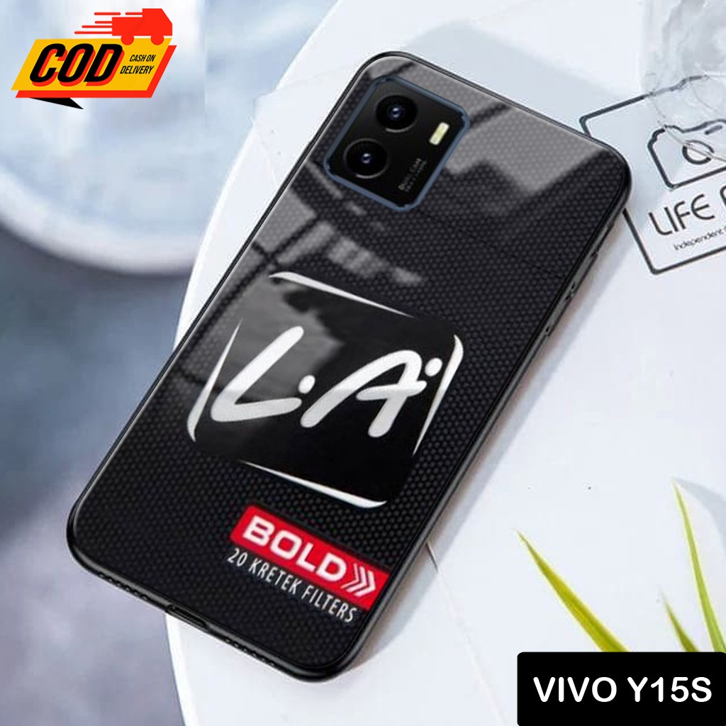 Softcase Glass Kaca Vivo Y15s Terbaru 2021 - [SC95] - Case Vivo Y15s - Casing Hp Vivo Y15s - Case hp