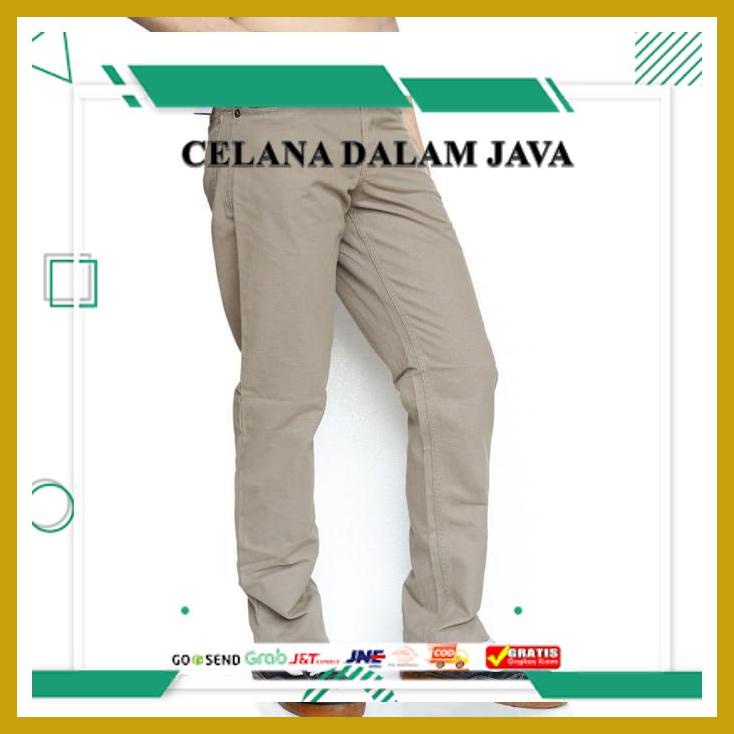 EMBA CASUAL CELANA PANJANG PRIA EPA 012 MODERN BASIC 116-01805-26 LIGHT BROWN KUALITAS TINGGI 