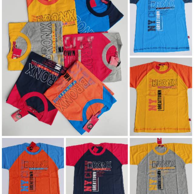 Obral  Baju kaos anak usia 7-12 thn merk Domino Kids