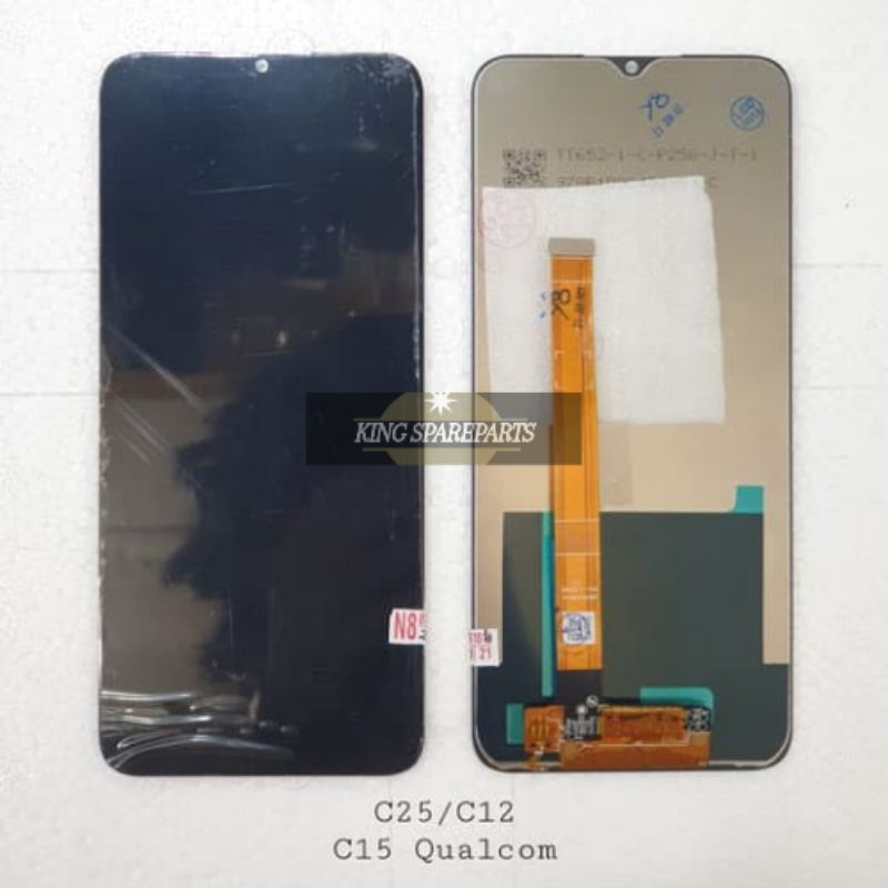 LCD + TOUCHSCREEN OPPO REALME C25 C12 C15 QUALCOM NARZO 50A ORIGINAL