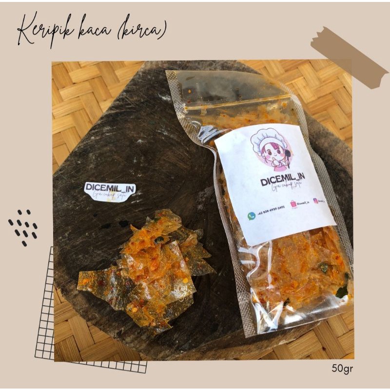 

Keripik kaca (kirca) POUCH 10*17.6Cm