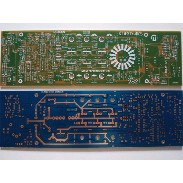 PCB Power Amplifier Class D 4K5 Plus Komponen