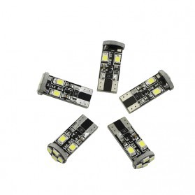 Lampu Mobil Headlight LED T10 W5W 8 SMD 1210 2 PCS - White