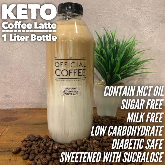 

KOPI KETO COFFEE LATTE SUGAR FREE LOWCARB AMAN DIABETES