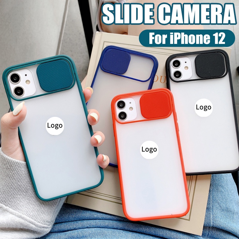 COD Shockproof Push pull Camera Protection Phone Case For iPhone 11 12 Pro mini Max Soft Silicone Cover Case