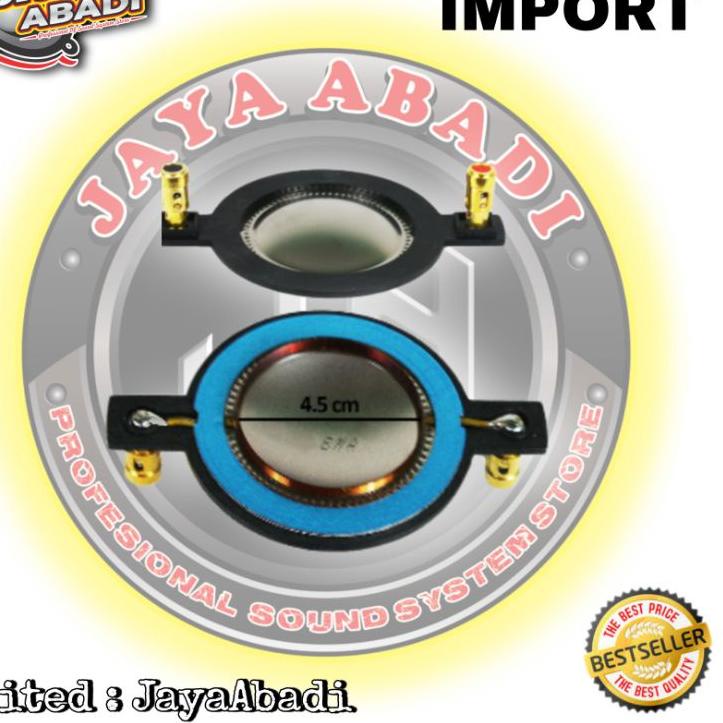 SPOOL DRIVER TWEETER UKURAN 44.4 PLUS PANGKON BINDING POSH ORIGINAL IMPORT KUALITAS PREMIUM