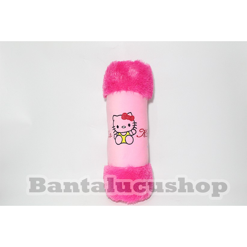 Guling karakter Doraemon Hello kitty Tazmania Keroppi Mickey Bahan Bulu Lasfur