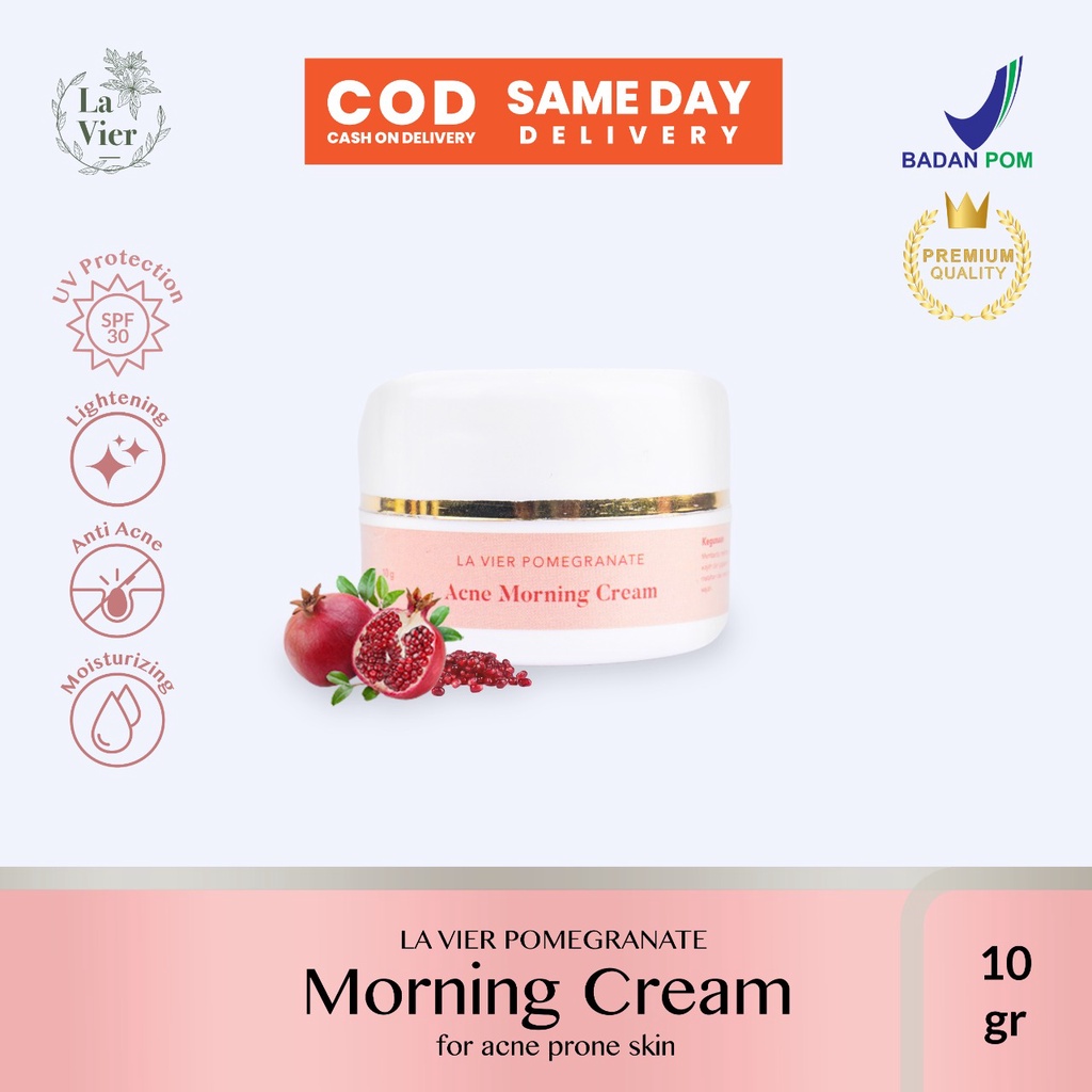 ilook | Lavier | Acne Morning Cream 10 gr | BPOM