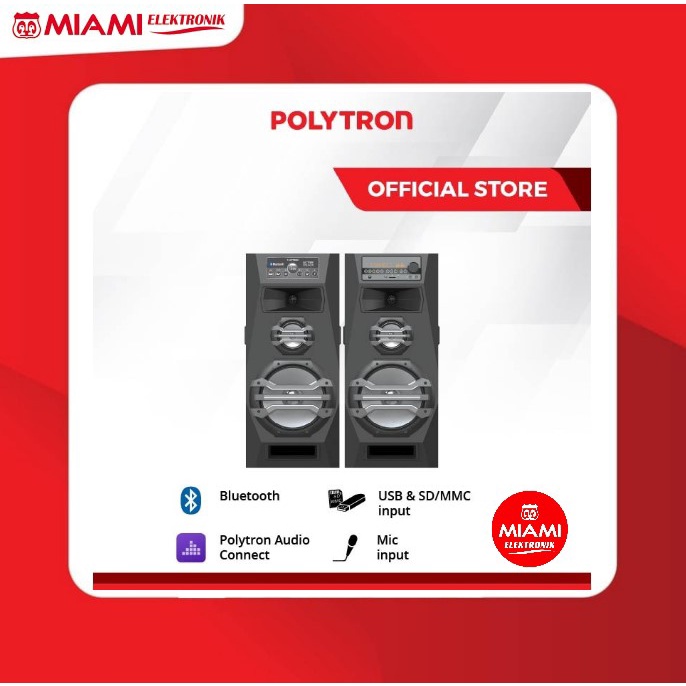 Speaker Active Polytron PAS 2A15 / PAS2A15 Speaker Aktif Bluetooth