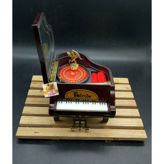 Kotak perhiasan Piano Astride / Kotak musik / Jewelry Music Box 9090