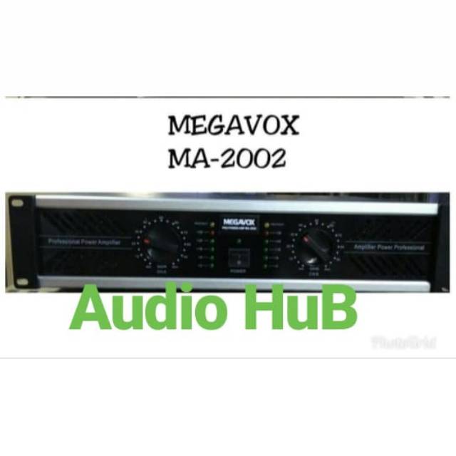 POWER AMPLI MEGAVOX MA 2002 AMPLIFIER MEGAVOX MA2002 ORIGINAL ORI