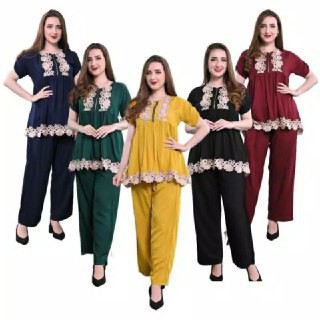 New piyama arab setelan lulu by dlusia / GROSIR SETELAN CP ARAB RENDA LULU BUSUI / DASTER ARAB