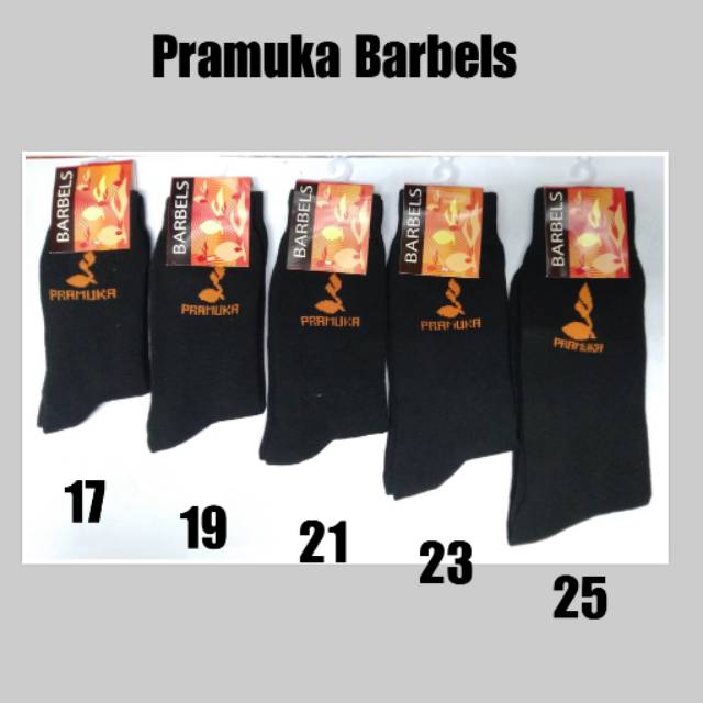 (grosir per 3pcs) Kaos kaki Pramuka merk Barbels (High Quality) Jumbo