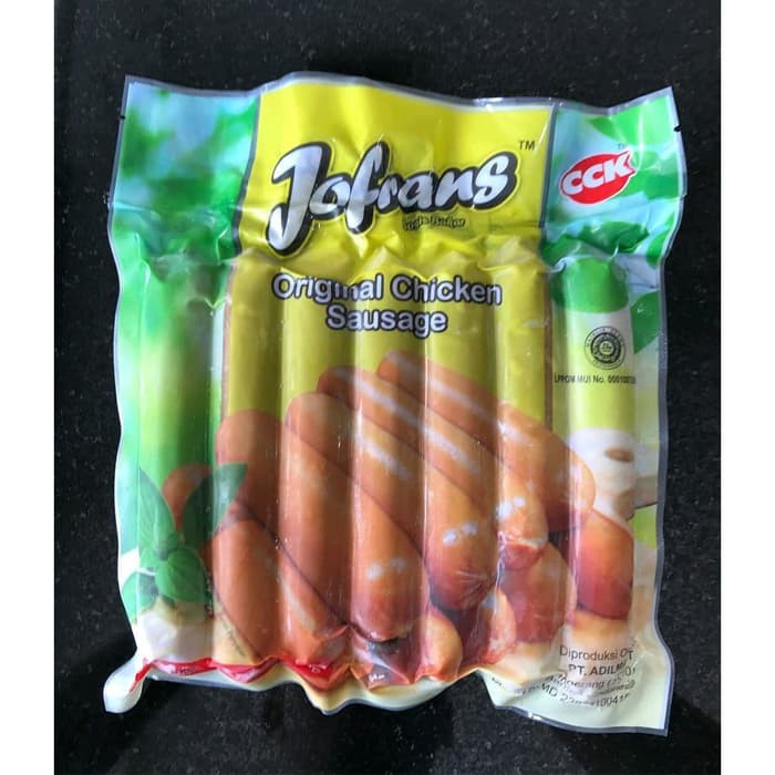 

Jofrans Sosis Ayam Jumbo Original 500gr Isi 7s Sosis Bakar