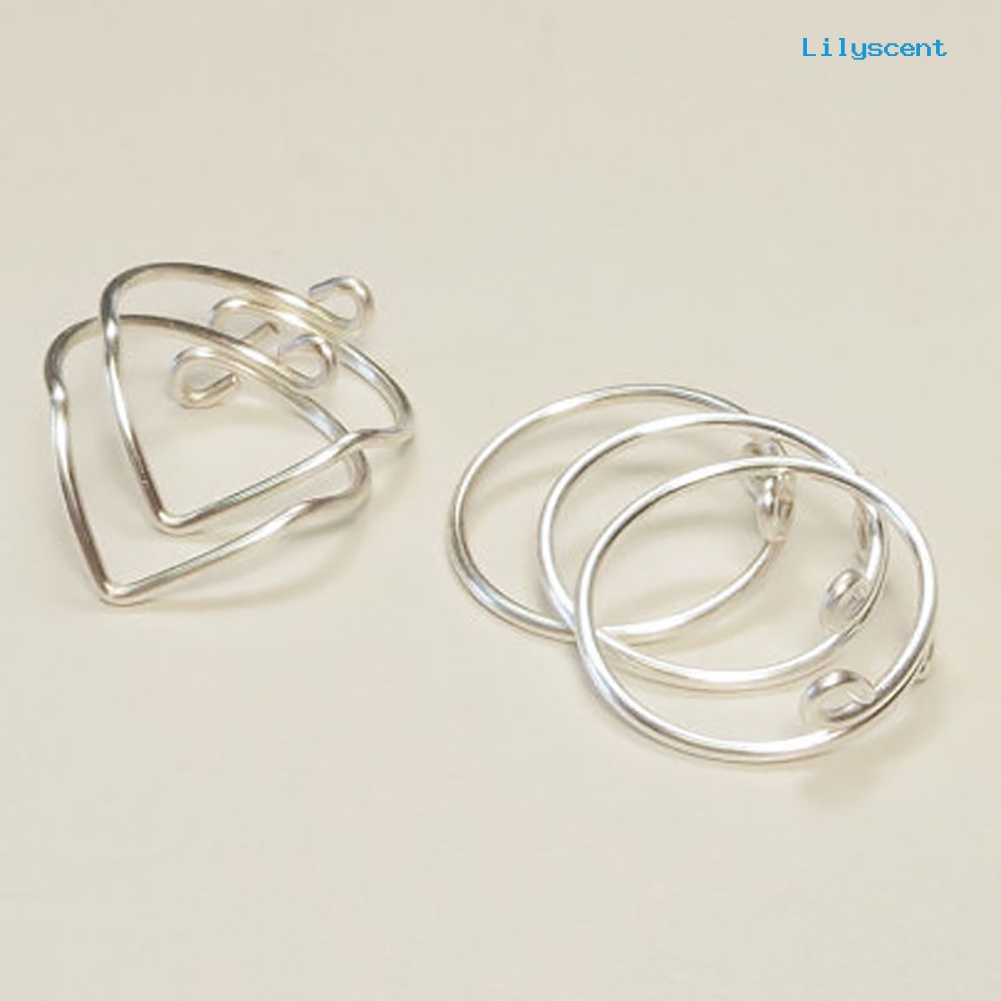 5pcs / Set Cincin Knuckle Bahan Alloy Untuk Wanita