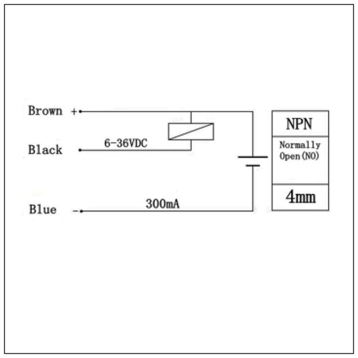 Inductive Proximity Sensor LJ12A3-4-Z BX Saklar Induktif NPN Switch