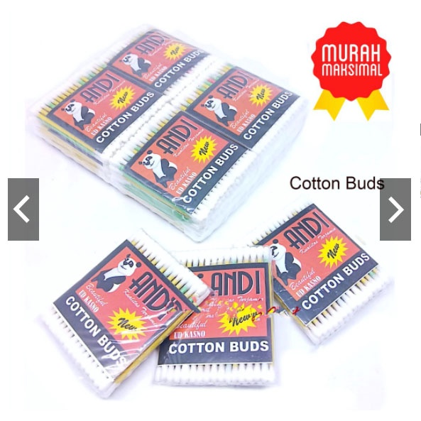 Cotton Buds /Cottonbud / Korek Kuping / Ear pick ANDI / Cuttonbud / CottonBuds / CottonBud / Cuttonbud / Cotton bud MURAH