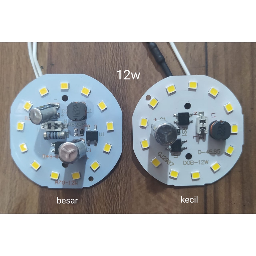 PCB Mata Lampu LED 12w KW1 Tanpa Driver - DOB LED AC 12 Watt Langsung 220V (ACR)