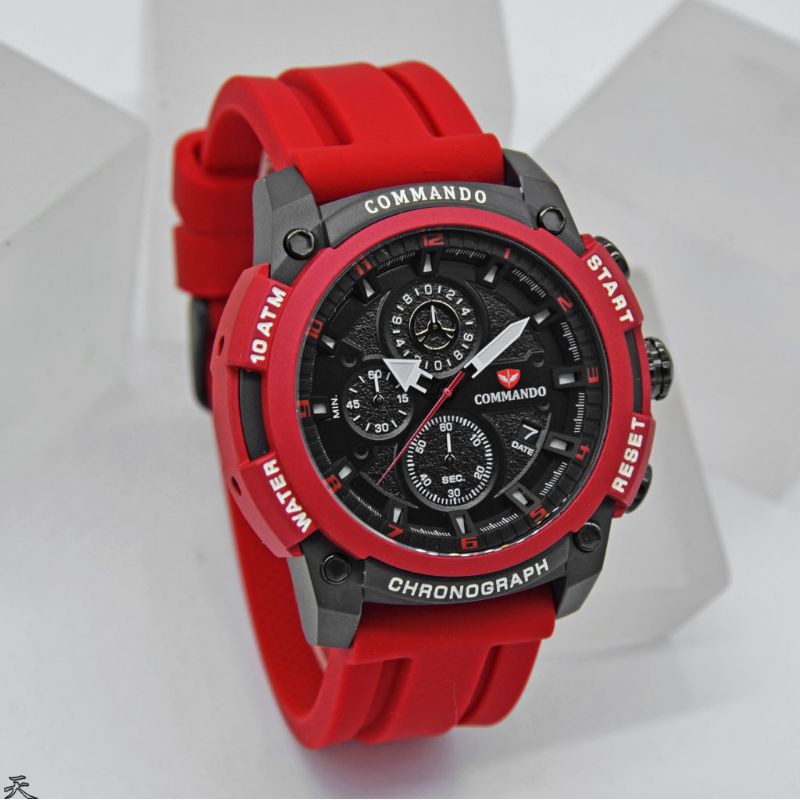 JAM TANGAN PRIA COMMANDO 7004M GARANSI 1TAHUN