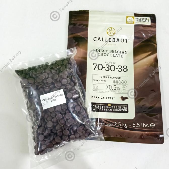 

[COD] REPACK Callebaut Extra Bitter Chocolate Callet 70-30-38 70,5% 500 gram [COD]