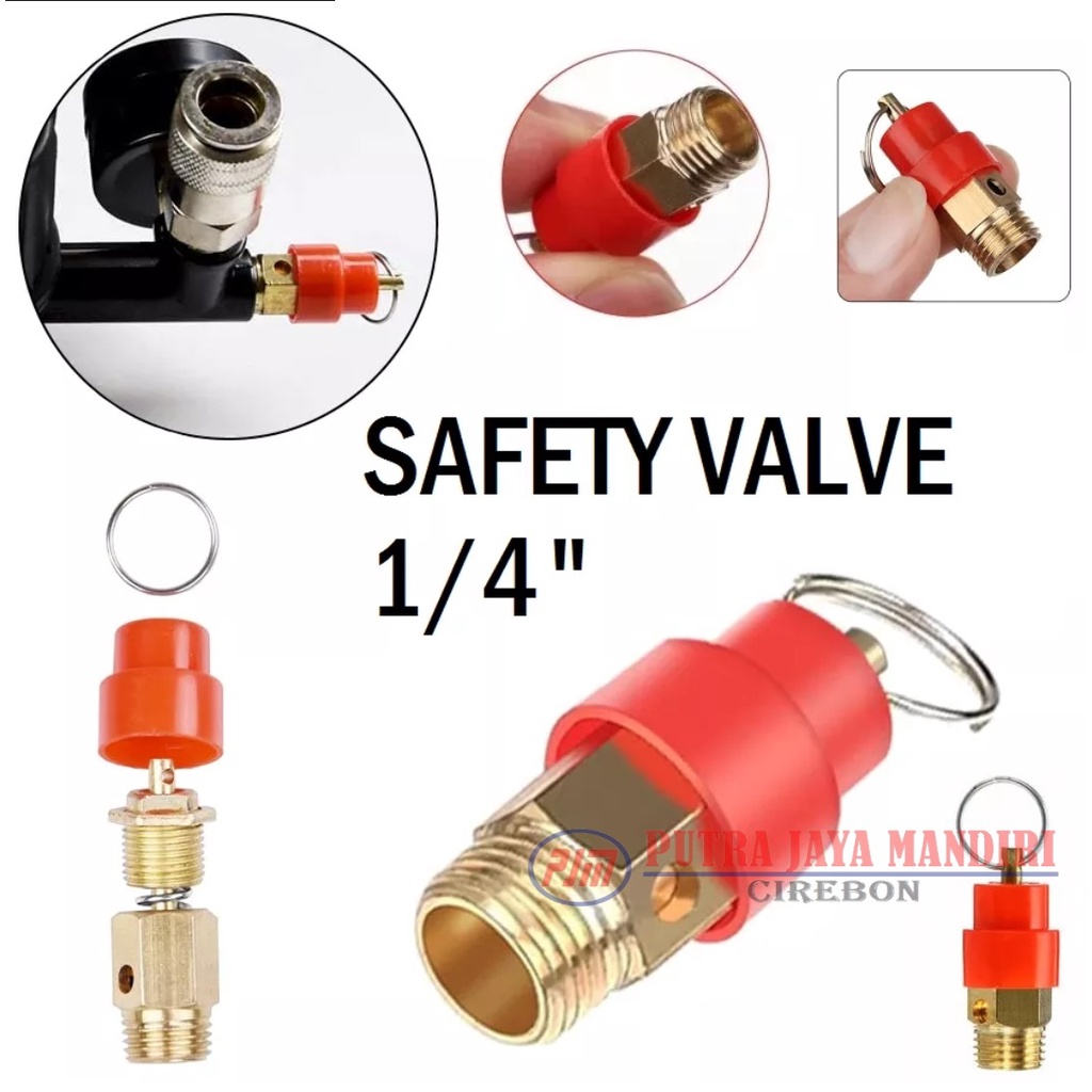 Safety Valve Compressor Atau Kran Pengaman Tekanan Kompressor