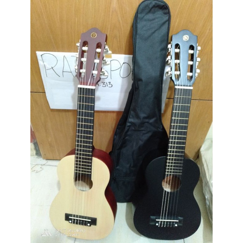 Alat musik Guitalele Gitar Akustik gitarlele senar nilon bonus pic