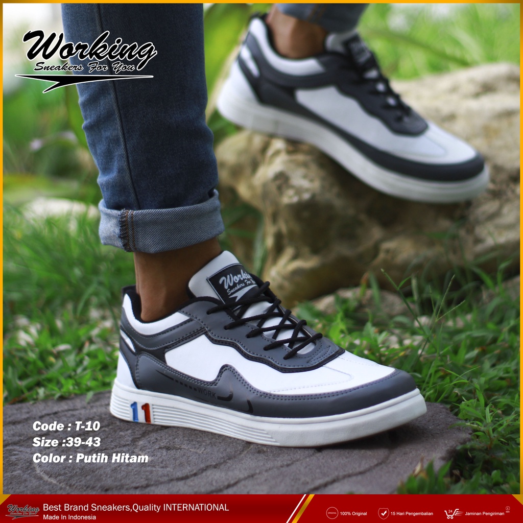 Working Snekers For You Sepatu Pria Import T-10