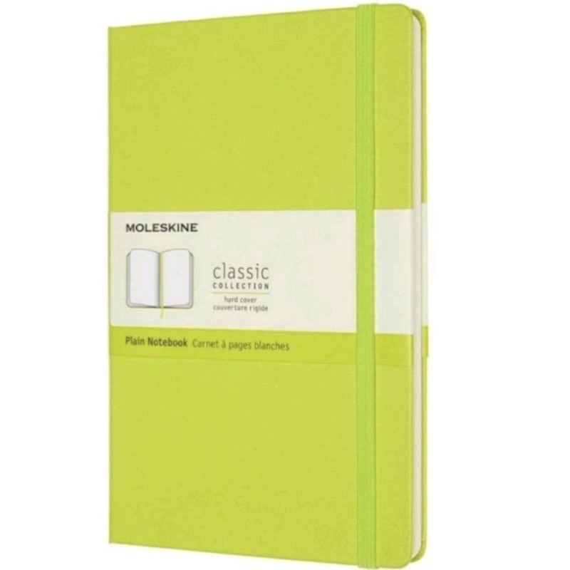 

Moleskine Plain Notebook Classic Collection Lime Green